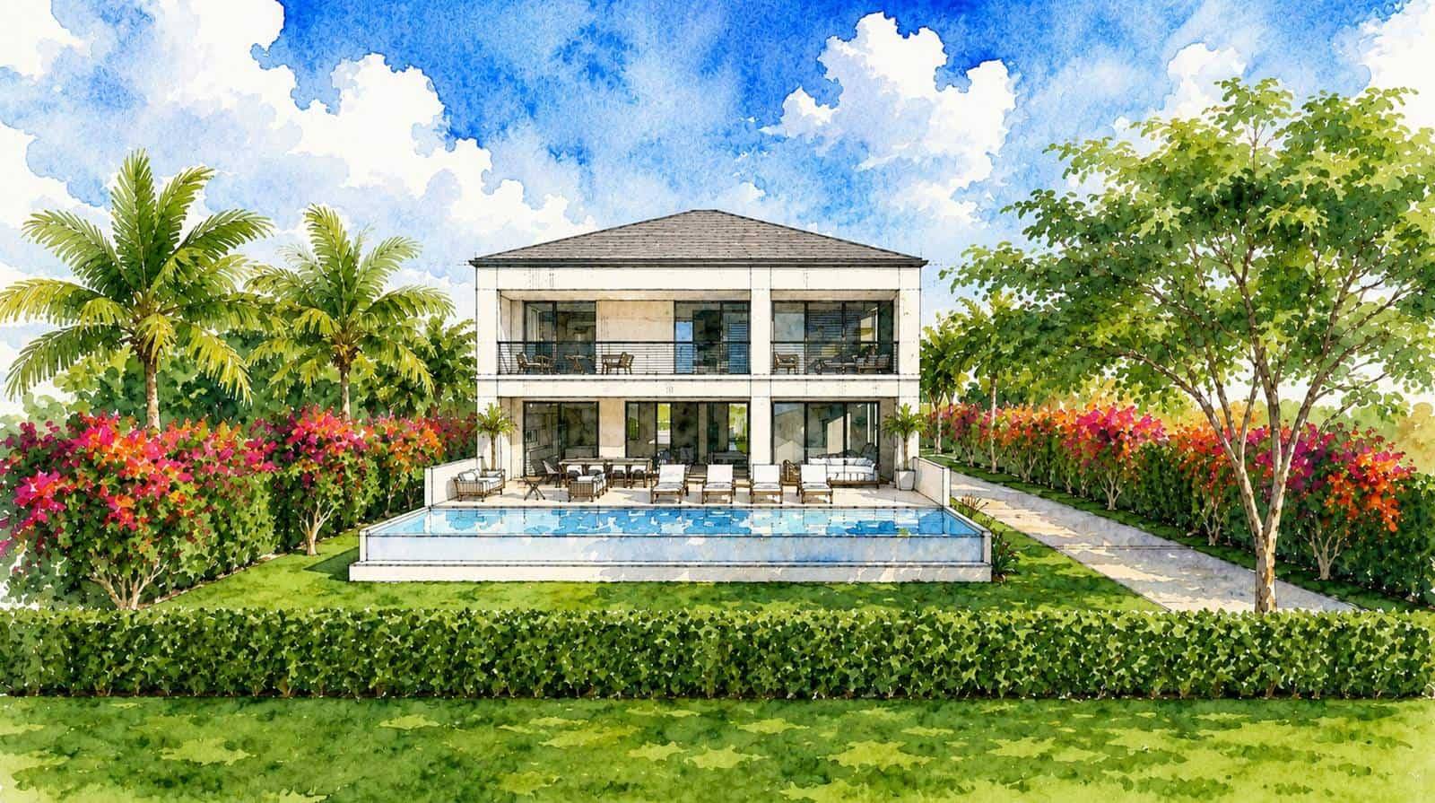 Lancaster Drive 25 - Tobago House - CGI - Exterior-2