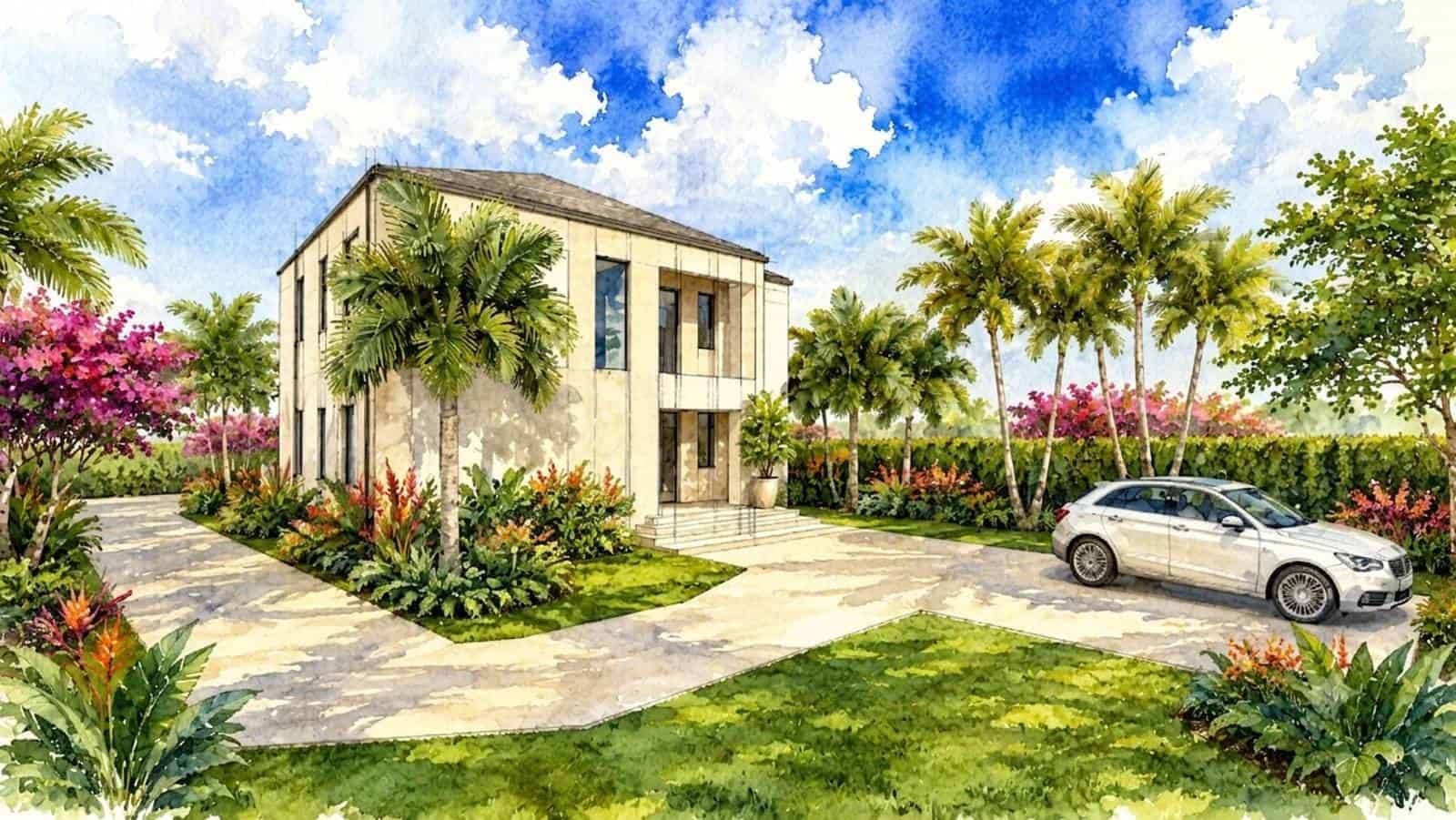 Lancaster Drive 25 - Tobago House - CGI - Exterior-3