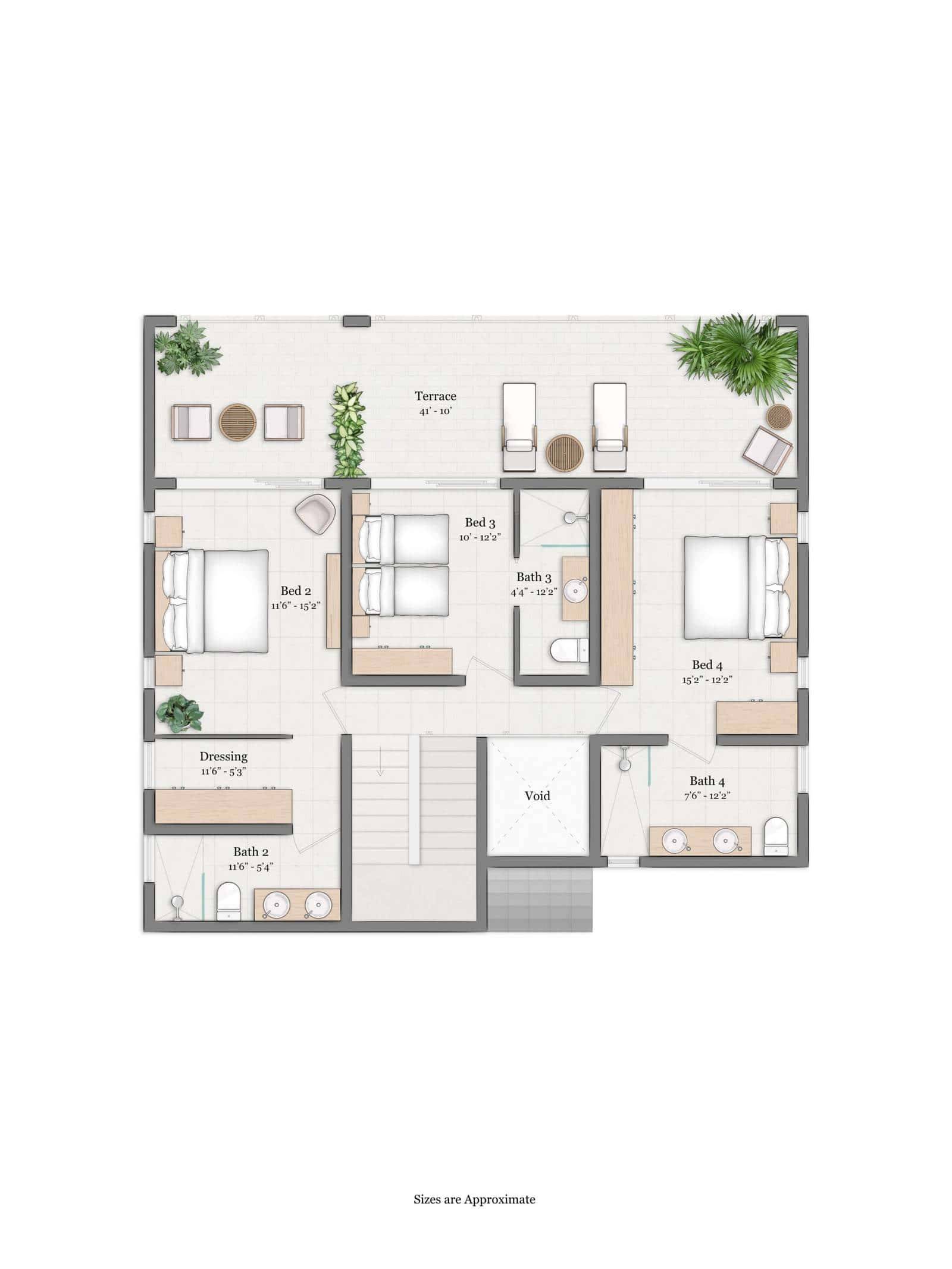 Lancaster Drive 25 - Tobago House - CGI - First_Floor