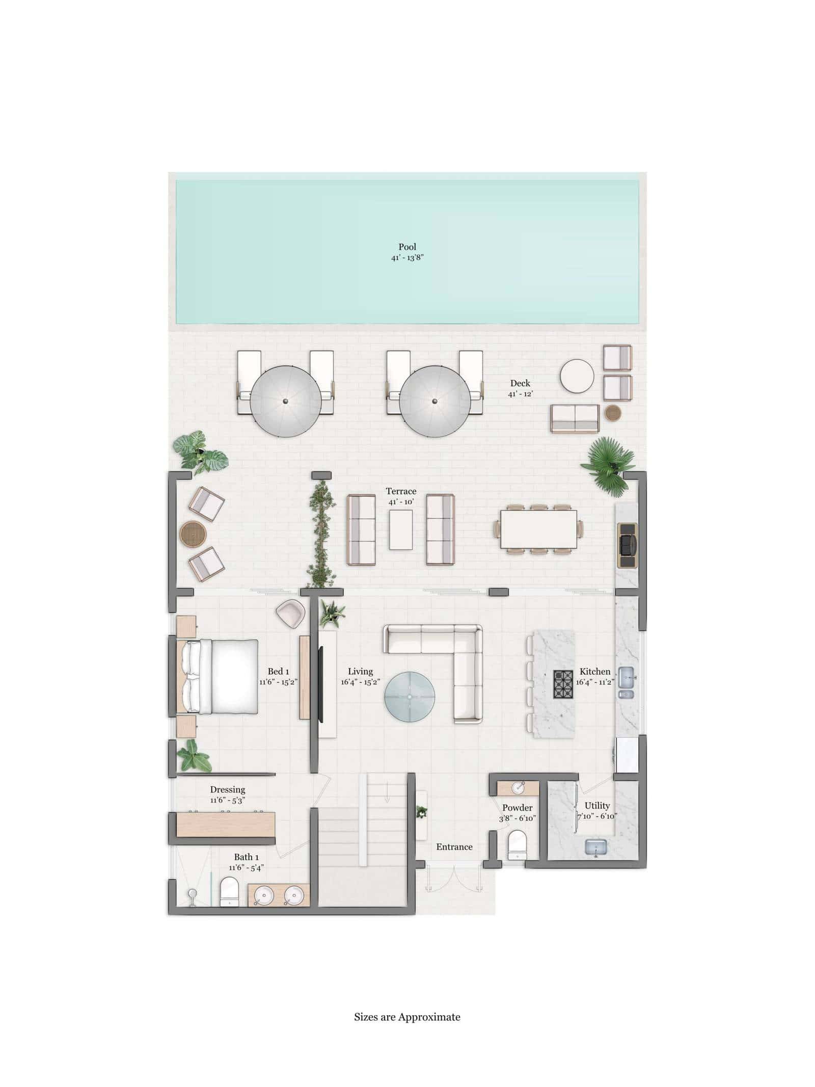 Lancaster Drive 25 - Tobago House - CGI - Ground_Floor